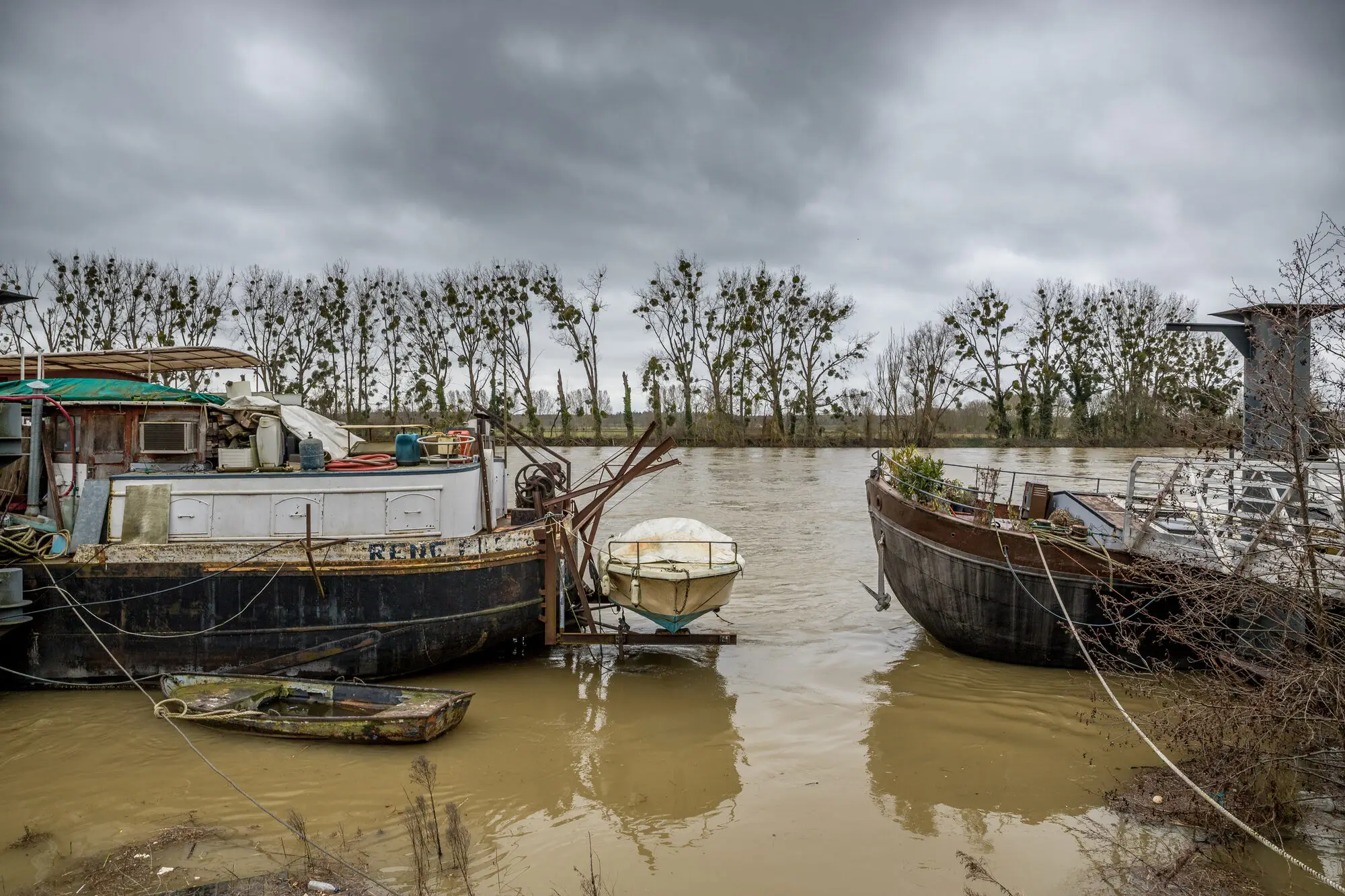 Boats at Conflans