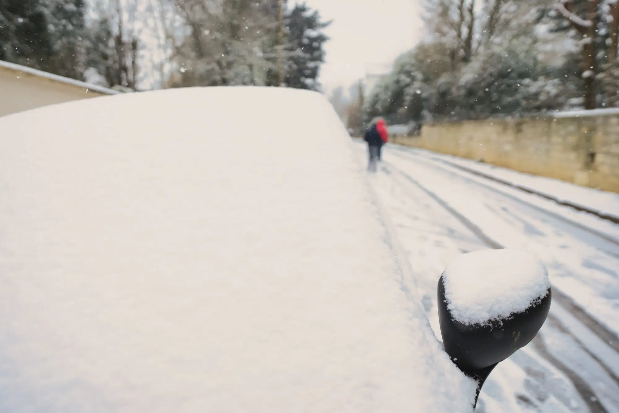Mareil-Marly in snow, photograph 2