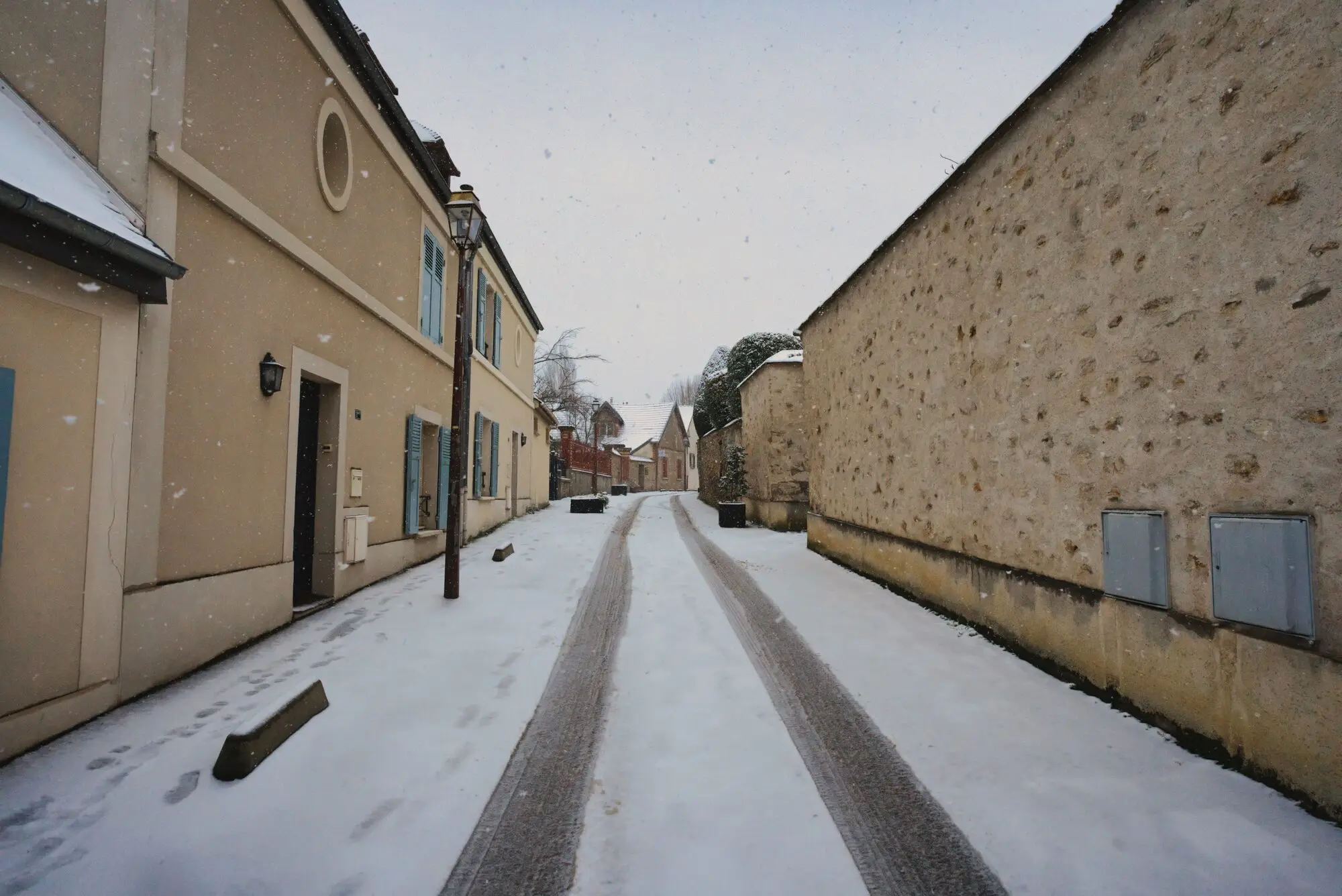 Mareil-Marly in snow, photograph 6