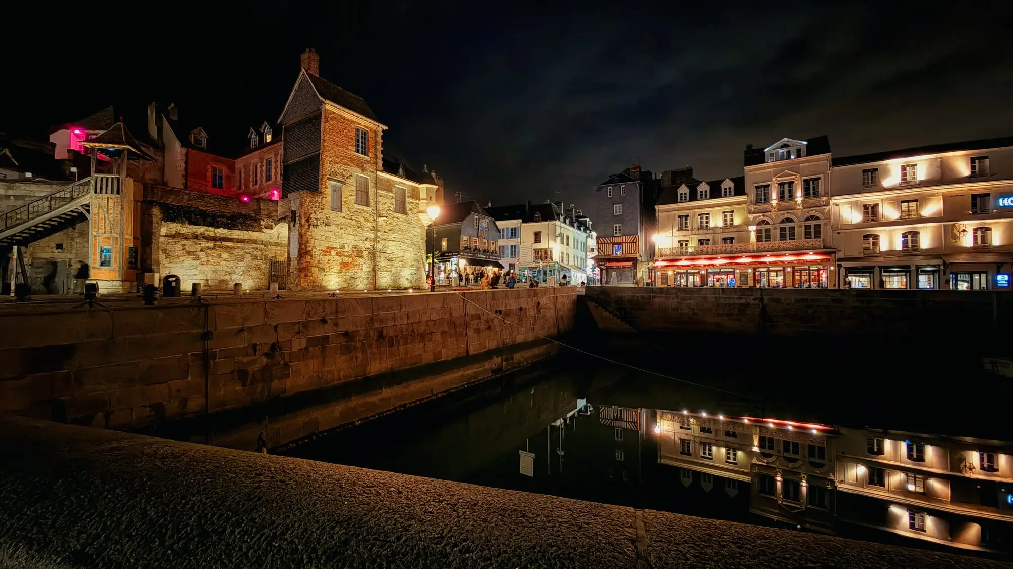 Honfleur at night, photograph 12